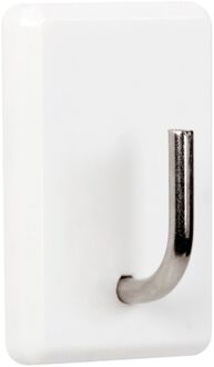 Praxis Hoeden- En Jashaak Zelfklevend 2x1 Haak Plastic Vierkant Wit 2 Stuks