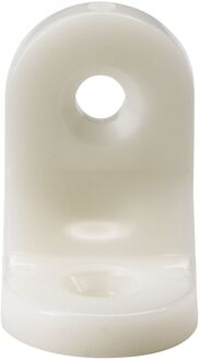 Praxis Hoekpaneelverbinder 24x17mm Smal Kunststof Wit 4 Stuks