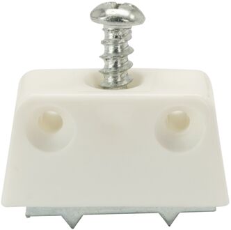 Praxis Hoekpaneelverbinder Wit 40x20x15mm 4 Stuks