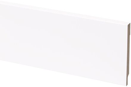 Praxis Hoge Plint Cubic Blok - Ral 9003 - 244cm - 12x119mm