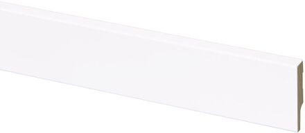 Praxis Hoge Plint Cubic Blok - Ral 9003 - 244cm - 12x57mm