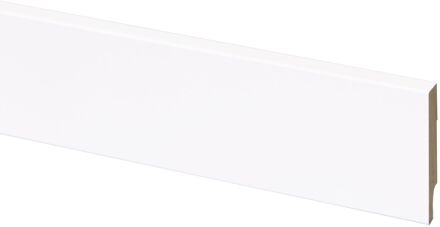 Praxis Hoge Plint Cubic Blok - Ral 9003 - 244cm - 12x79mm