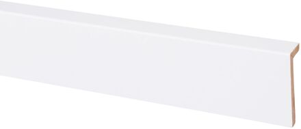 Praxis Hoge Plint - Flexiplint -wit - 240cm - 20x65mm