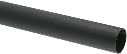 Praxis Industriële Gordijnroede 28mm Mat Zwart 240cm