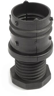 Praxis Insteekmeubeldop Rond Zwart Verstelbaar 2 Stuks