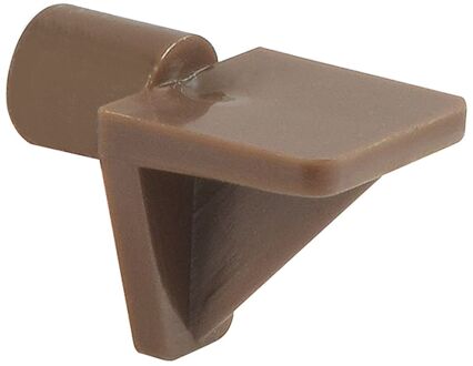 Praxis Kastplankdrager - Kunststof Bruin - 5 Mm - 20 Stuks