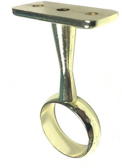 Praxis Kastroedesteun Midden 25mm Rond Vernikkeld