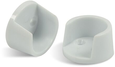 Praxis Kastroedesteun Rond 25mm Wit 2 Stuks