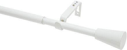 Praxis Kit Complete Glanzend Witte Dublin Gordijnroede 170-300cm
