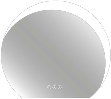 Praxis Klassieke Badkamerspiegel Eclipse 3 - Rechthoekig - Zilver - 55x60 Cm