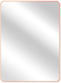 Praxis Klassieke Badkamerspiegel Lounge - Rechthoekig - Roségoud - 70x50 Cm