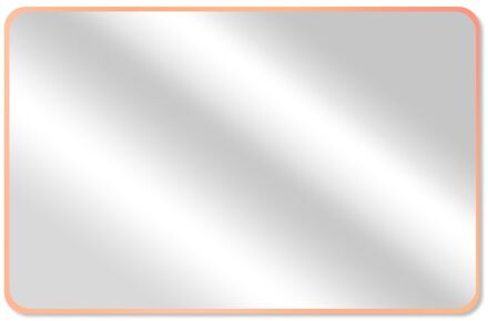 Praxis Klassieke Badkamerspiegel Lounge - Rechthoekig - Roségoud - 90x60 Cm