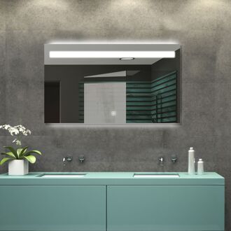 Praxis Klassieke Badkamerspiegel Portland - Rechthoekig - 120x70 Cm