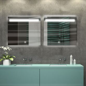 Praxis Klassieke Badkamerspiegel Portland - Rechthoekig - 80x70 Cm