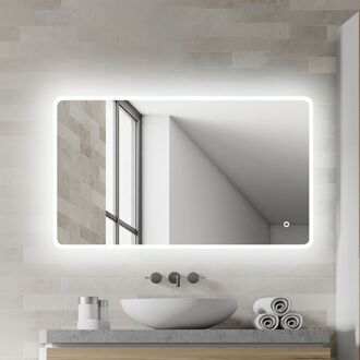 Praxis Klassieke Badkamerspiegel Renzo - Rechthoekig - 120x70 Cm