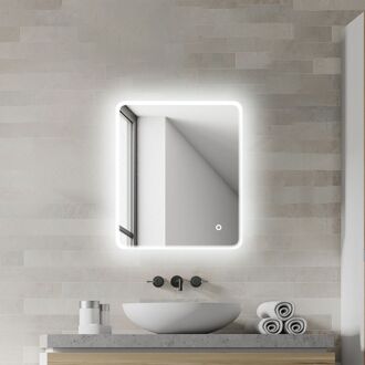 Praxis Klassieke Badkamerspiegel Renzo - Rechthoekig - 60x70 Cm