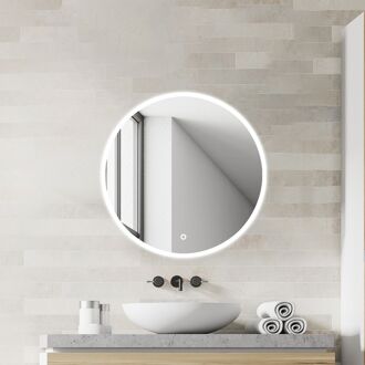Praxis Klassieke Badkamerspiegel Renzo - Rond - Ø75 Cm