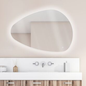 Praxis Klassieke Badkamerspiegel Stone - Rechthoekig - 120x80 Cm