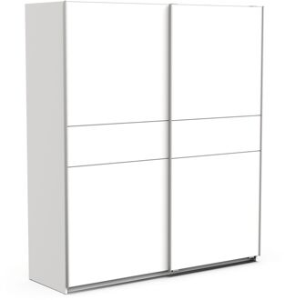 Praxis Kledingkast Ghost - Met 2 Schuifdeuren - Wit - 178x59x203cm