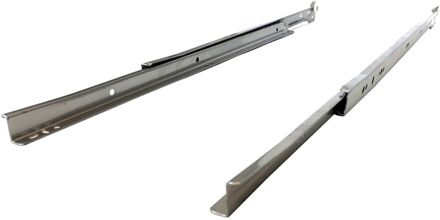 Praxis Kogelgeleider Enkel Soft - Metaal - Grijs - 500 Mm - 20 Kg - Softclose