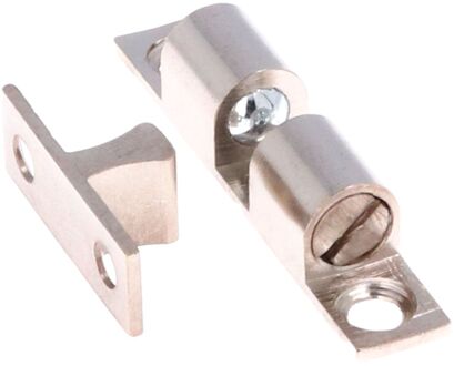 Praxis Kogelsnapper Vernikkeld 43mm 2stuks