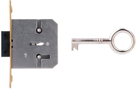 Praxis Kogelsnapslot - Vernikkeld Staal - 30x16 Mm - 2 Stuks