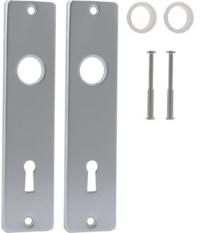 Praxis Langschild Sleutelgat 72mm Aluminium