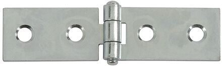 Praxis Lintscharnier - Verzinkt Staal - 80x20 Mm - 2 Stuks