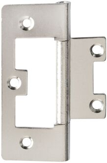 Praxis Louvredeurscharnier - Vernikkeld Staal - 63 Mm - 4 Stuks