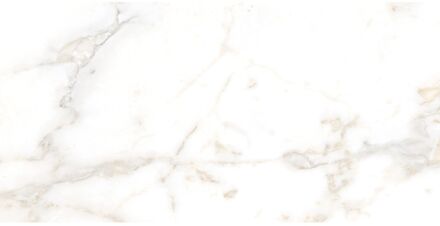 Praxis Marmerlook Tegel - Calacatta Gold - Goud - Keramiek - Gepolijst - 60x120 Cm - 1,44 M²