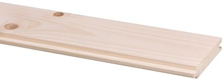 Praxis Massief Parket - Vuren - Onbehandeld - 2-zijdige V-groef - 17mm - 8,2x270cm - 1,107m²