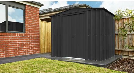 Praxis Metalen Tuinhuis Dream - Antraciet - 245x185cm - Dubbele Deur