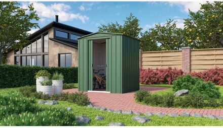 Praxis Metalen Tuinhuis Dream - Jade - 184x154cm - Dubbele Deur