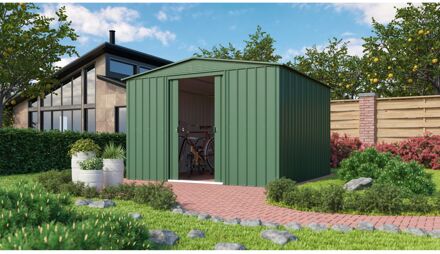 Praxis Metalen Tuinhuis Dream - Zilver Metallic - 308x247cm - Dubbele Deur