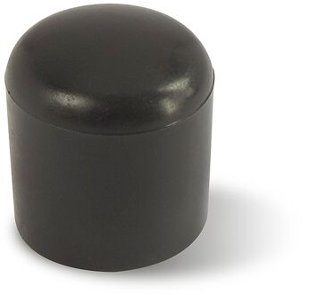 Praxis Meubeldop Rond 25mm Zwart 4 Stuks