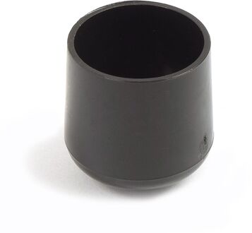 Praxis Meubeldop Rond 28mm Zwart 4 Stuks