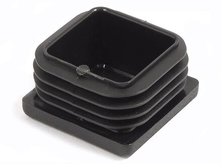 Praxis Meubeldop Vierkant 35x35mm Zwart 4 Stuks