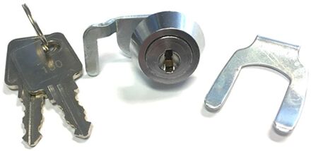 Praxis Meubelslot Met Oplegcilinder - Chroom - 22,5 Mm