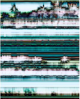 Praxis Miami Radio Vlies Fotobehang 200x250cm 2-banen Multikleur