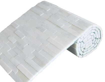 Praxis Mozaiek Brickstone rol white 34,0x150,0 cm -  Wit Prijs per 1 rol.