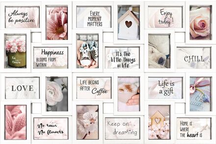 Praxis Multivue Fotolijst Modena - 57,5x86cm - Collage - Modern