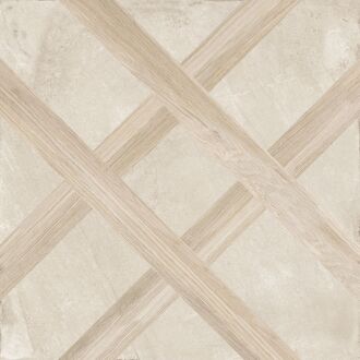 Praxis Natuursteenlook Tegel Flora Mar 600 Bone Dec - Beige - Mat - 60x60 Cm - 1,44 M²