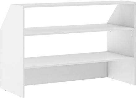 Praxis Opberging Schuin Dak 120cm Wit