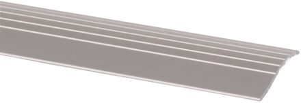 Praxis Overgangsprofiel Zelfklevend - Aluminium - Rvs - 40x8mm 0,95m