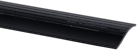 Praxis Overgangsprofiel Zelfklevend - Aluminium - Zwart - 40x8mm 0,95m
