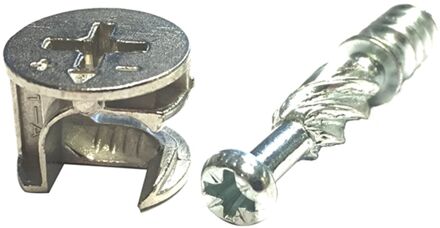 Praxis Paneelverbinder Excenter 15x12mm 4 Sets