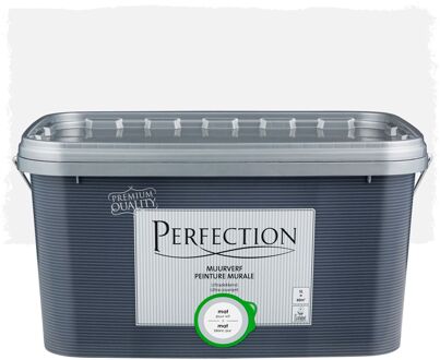 Praxis Perfection Muurverf Ultradekkend Mat Puur Wit 5l