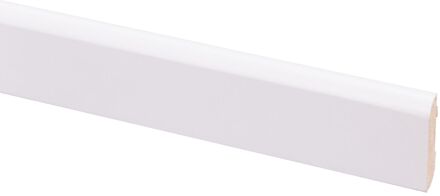 Praxis Plafondplint Mdf Folie - Wit - Zelfklevend - 42x8mm - 260cm