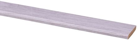Praxis Plakplint Oak White - Mdf - 240cm - 24x5mm
