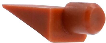 Praxis Plankdrager Haaks - Kunststof Bruin - 7 Mm - 12 Stuks